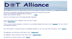 Desktop Screenshot of dotalliance.com